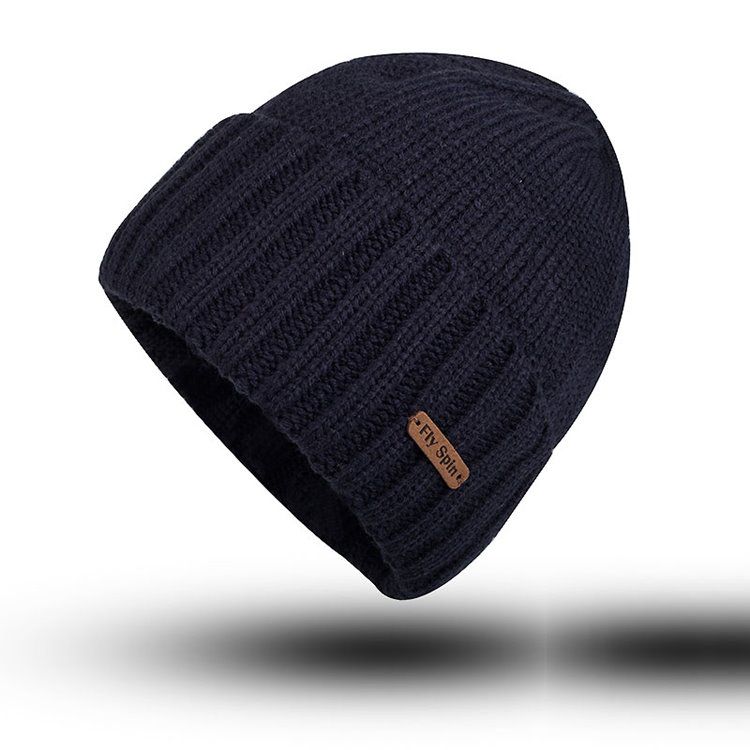 Pure Color Warm Herre Hat