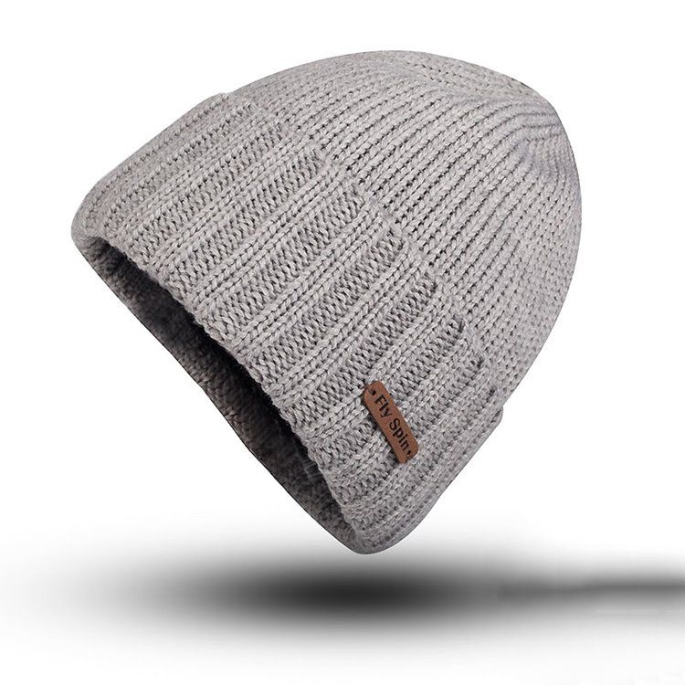 Pure Color Warm Herre Hat