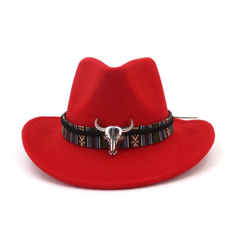 Ullblandinger For Kvinner Justerbar Cowboyhatt