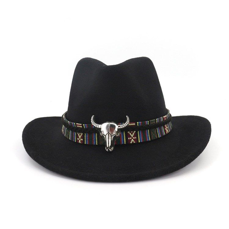 Ullblandinger For Kvinner Justerbar Cowboyhatt