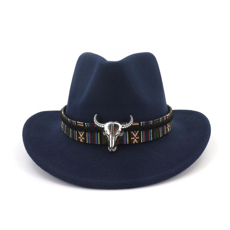 Ullblandinger For Kvinner Justerbar Cowboyhatt