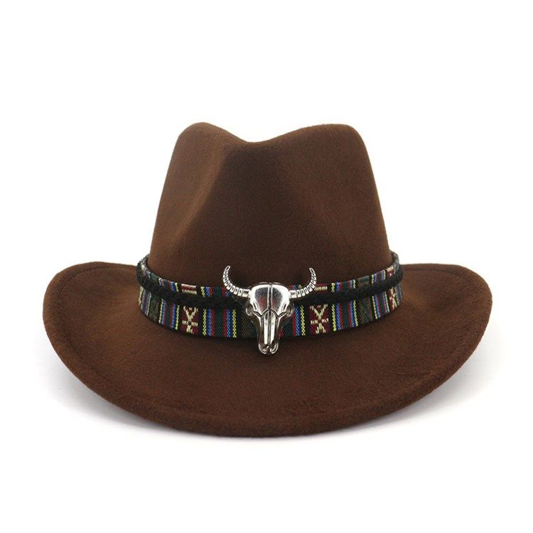 Ullblandinger For Kvinner Justerbar Cowboyhatt