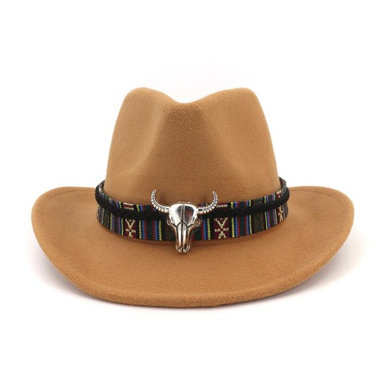 Ullblandinger For Kvinner Justerbar Cowboyhatt