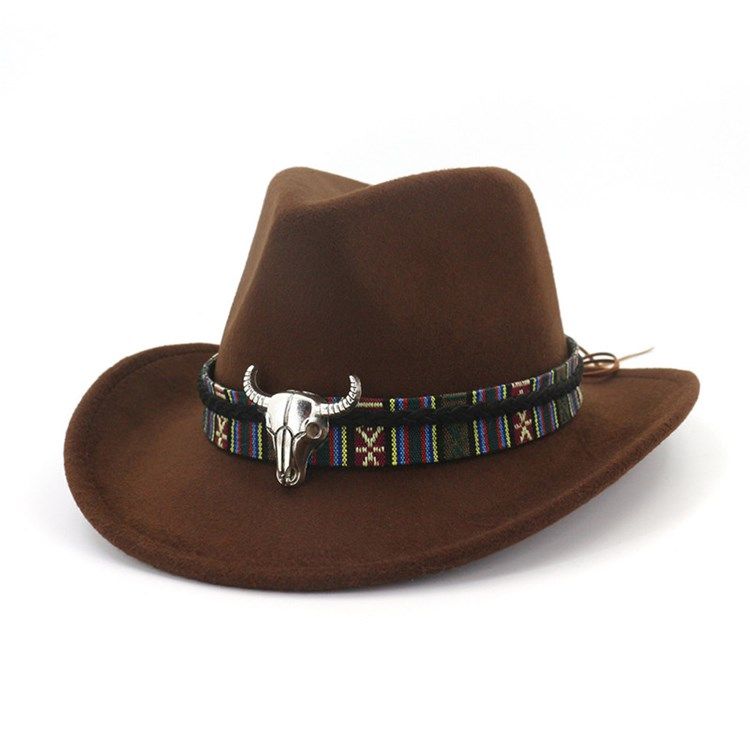 Ullblandinger For Kvinner Justerbar Cowboyhatt