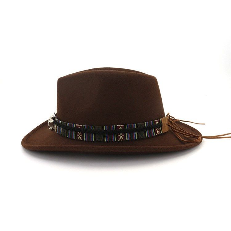 Ullblandinger For Kvinner Justerbar Cowboyhatt