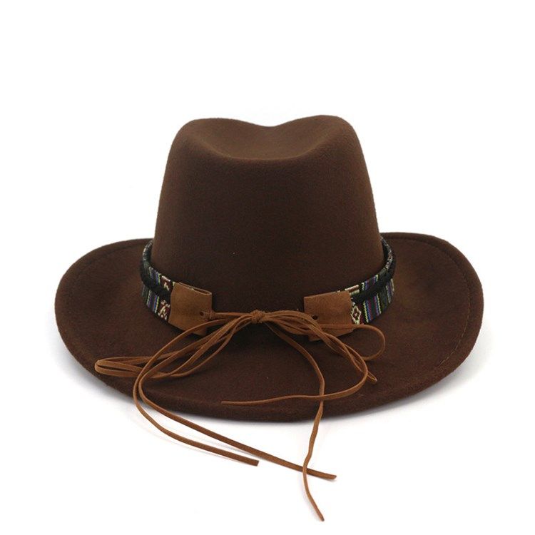 Ullblandinger For Kvinner Justerbar Cowboyhatt