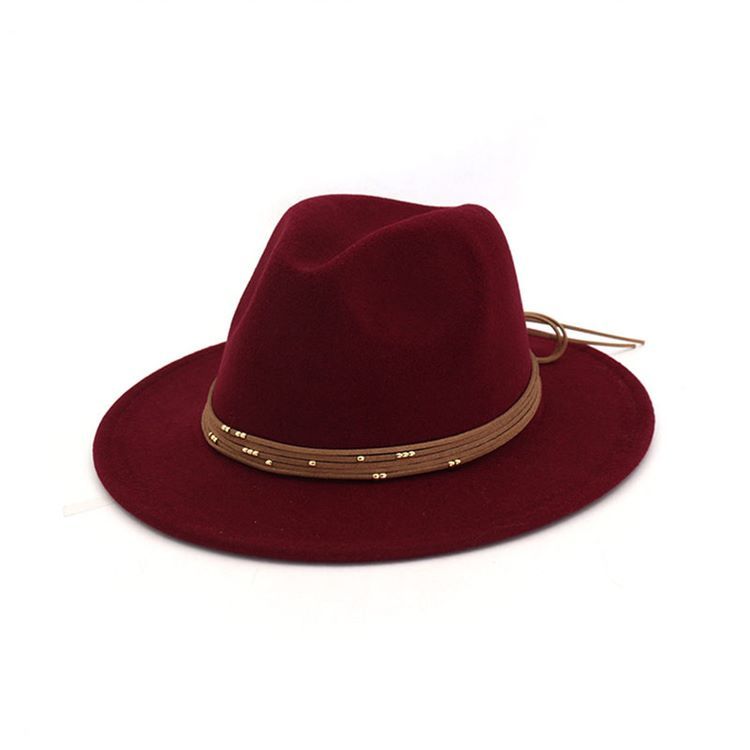 Vanlig Ullblanding For Kvinner Fedora Hat