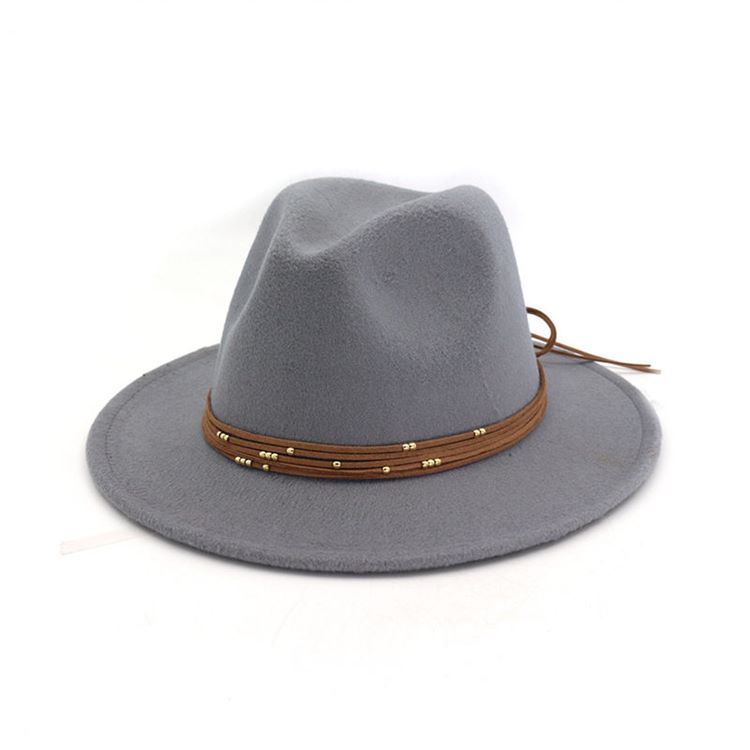 Vanlig Ullblanding For Kvinner Fedora Hat