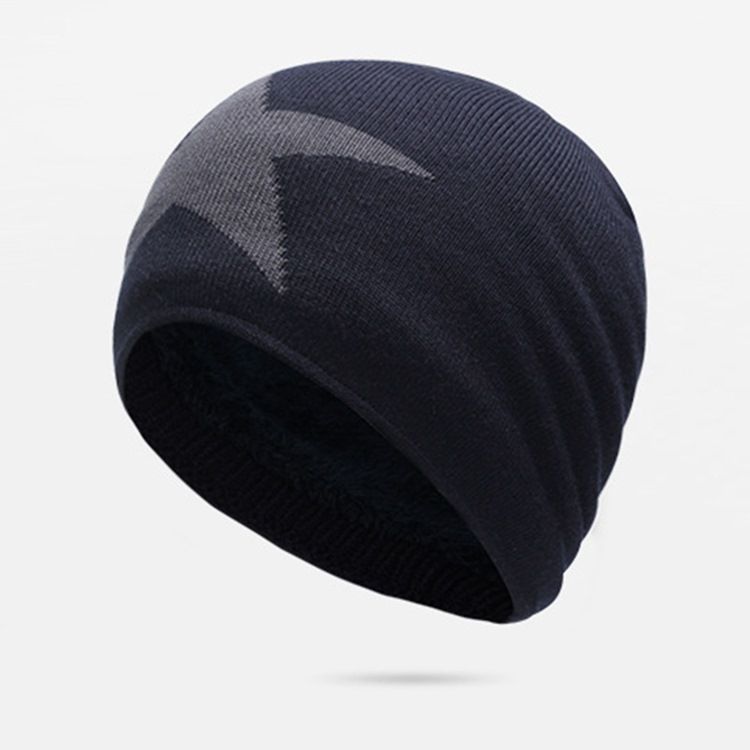 Warm Casual Beanie For Menn