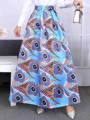 Dame Expansion Print Plant Sweet Skirt