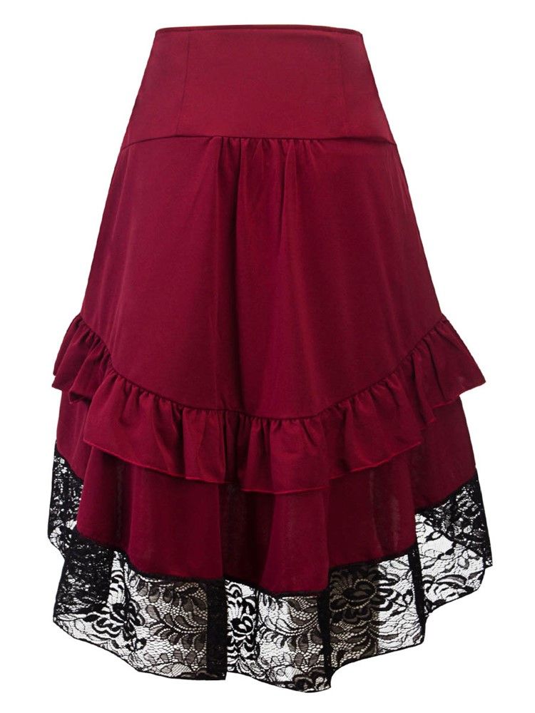 Ruffles Lace Dame Skirt