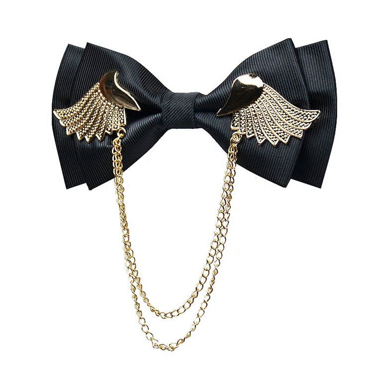 Gold Wing British Style Bowtie For Menn