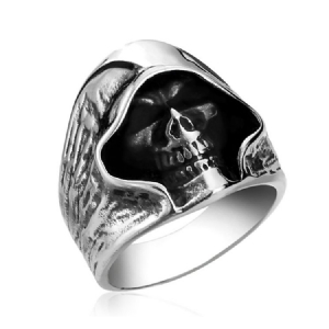 Skull Death Ring For Menn