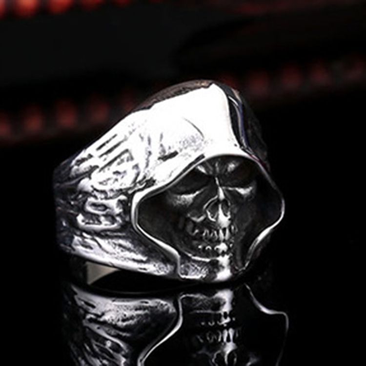 Skull Death Ring For Menn