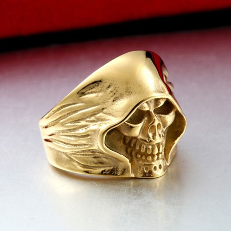 Skull Death Ring For Menn