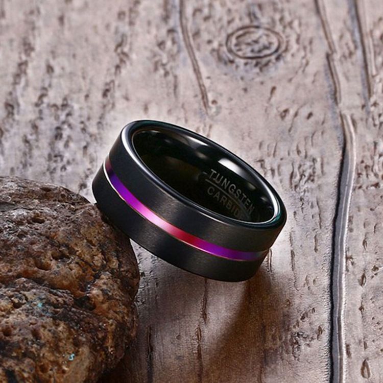 Tungsten Stålring For Menn