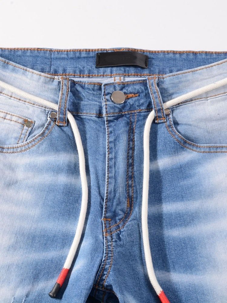 Hole Casual Herre Jeans