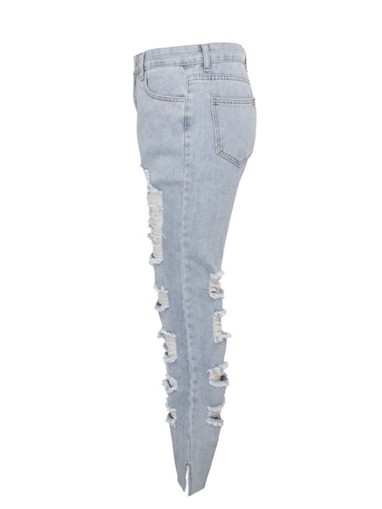 Kvinnehull Slitte Jeans