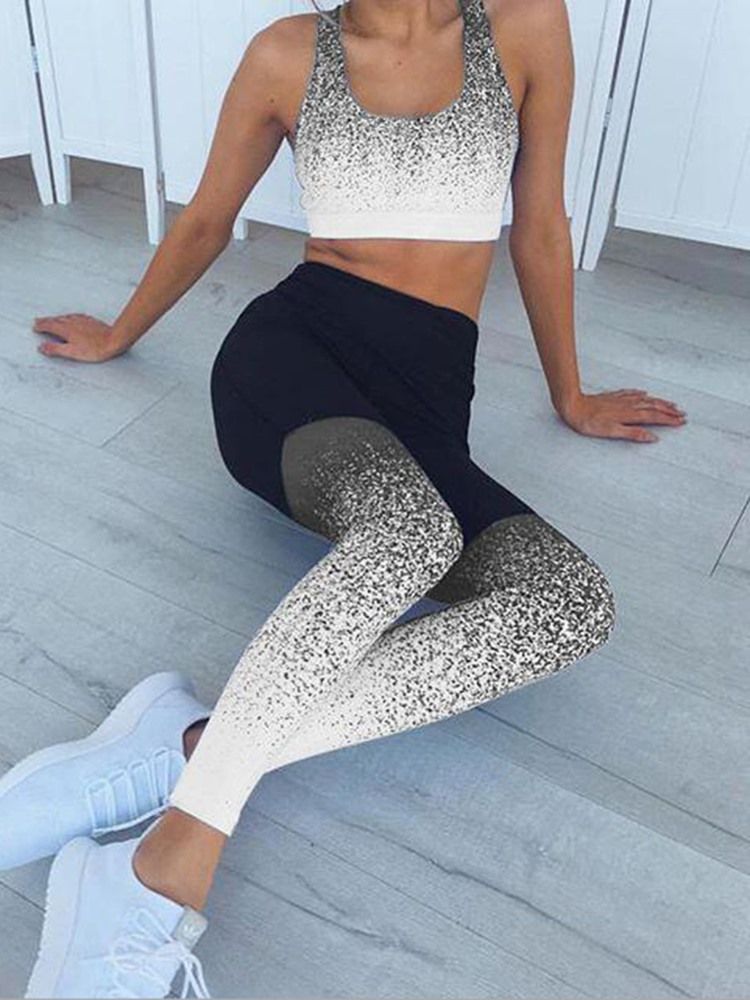 Blomstretrykk For Kvinner Pustende Yoga Pants Yoga Pants Yoga Pants High Waist Tiktok Leggings