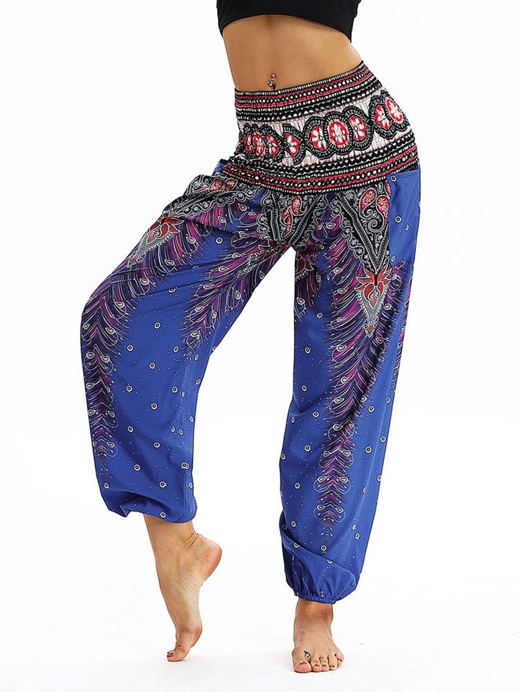 Boho Geometrisk Trykk Yoga Harembukse For Kvinner