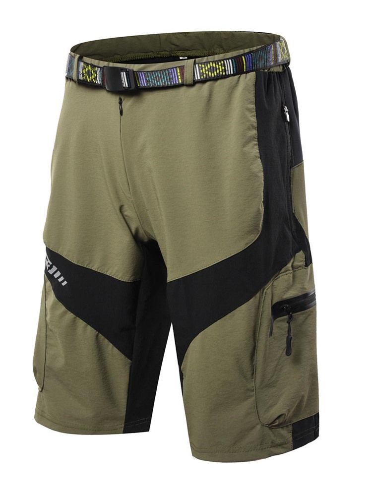 Fargeblokk For Menn Cargo Shorts Outdoor Wear Lightweigh