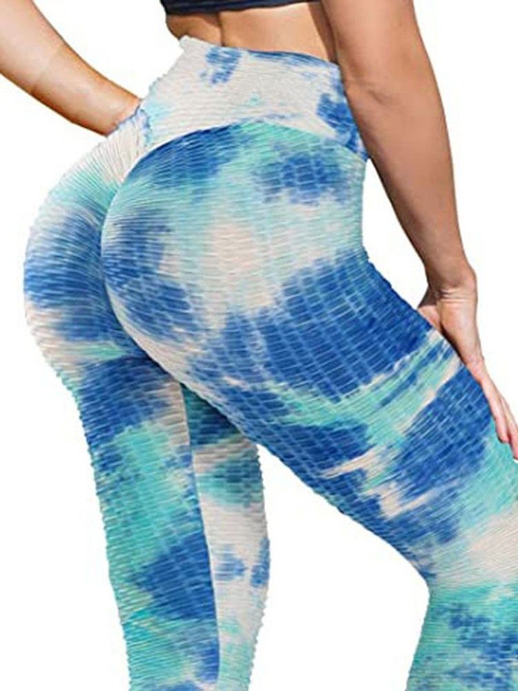 Kvinners Polyester Hurtigtørrende Kvinnelig Høy Midje Yogabukser Tiktok Leggings