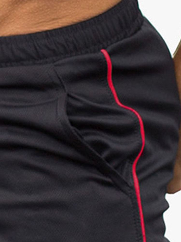 Men Letter Shorts Running Sports Pants