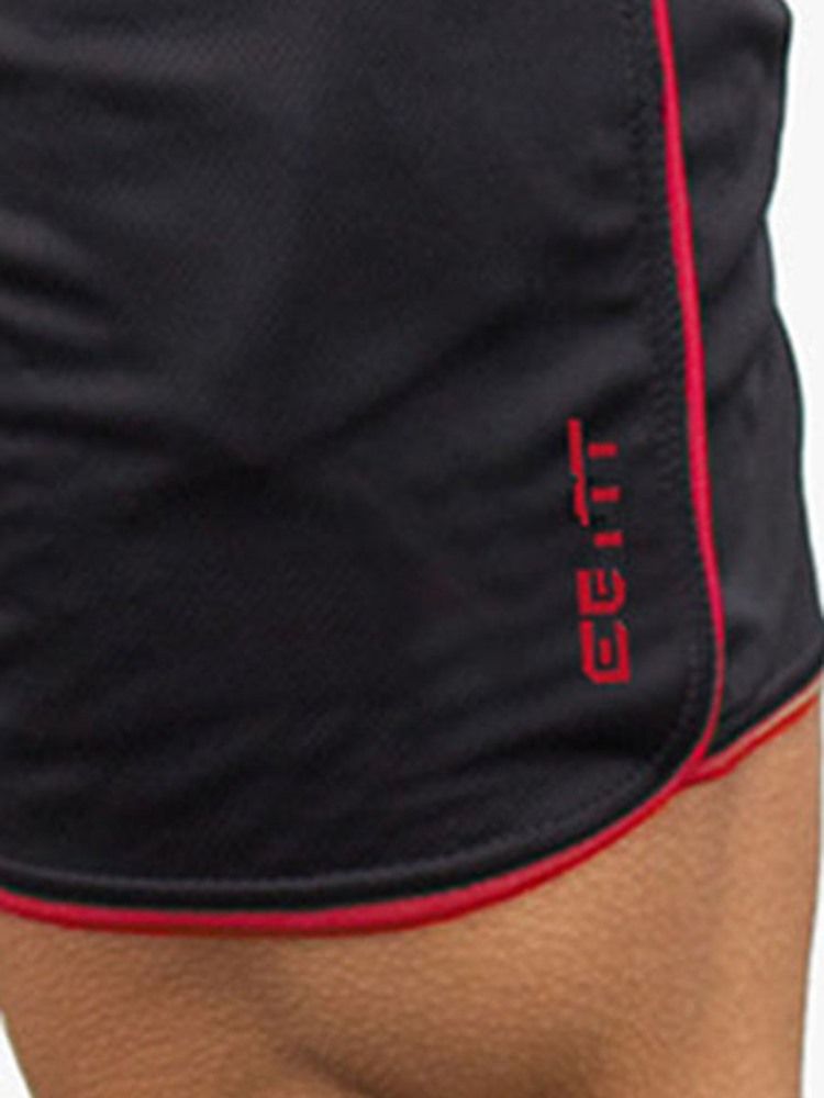 Men Letter Shorts Running Sports Pants