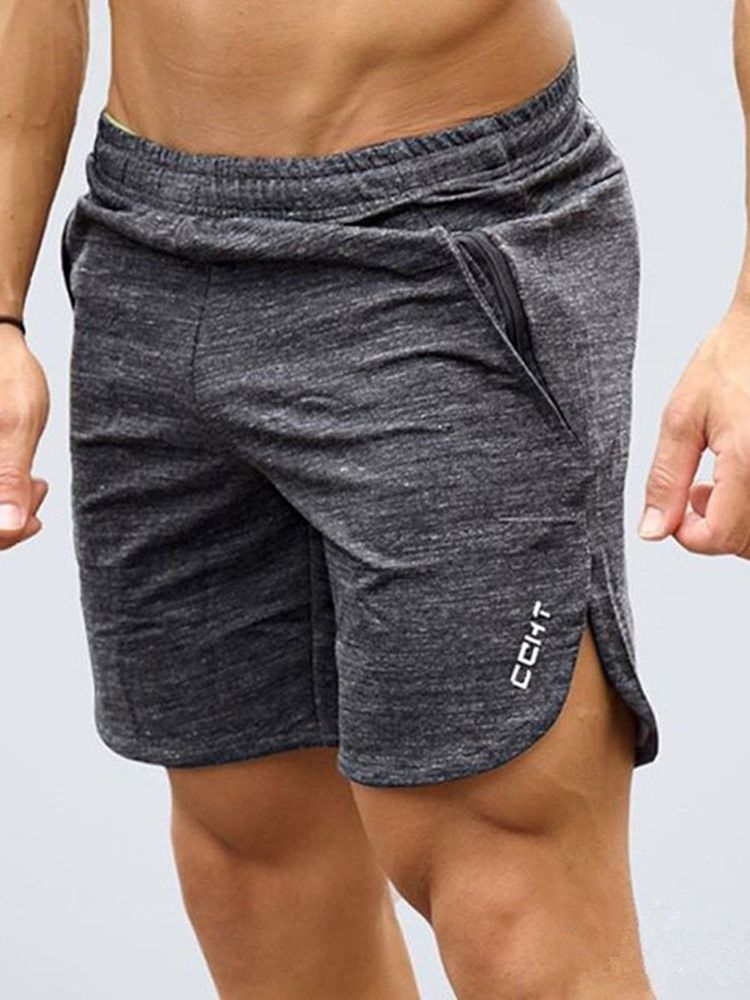 Menn Letter Shorts Sportsbukser