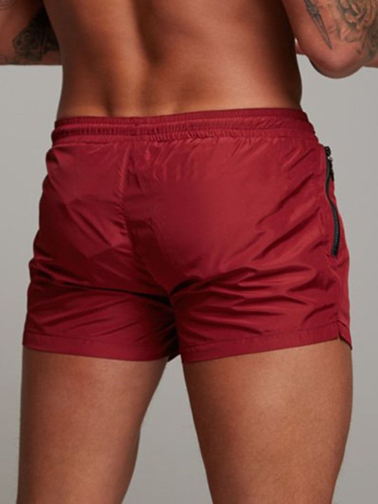 Menn Quick Dry Letter Shorts Sportsbukser