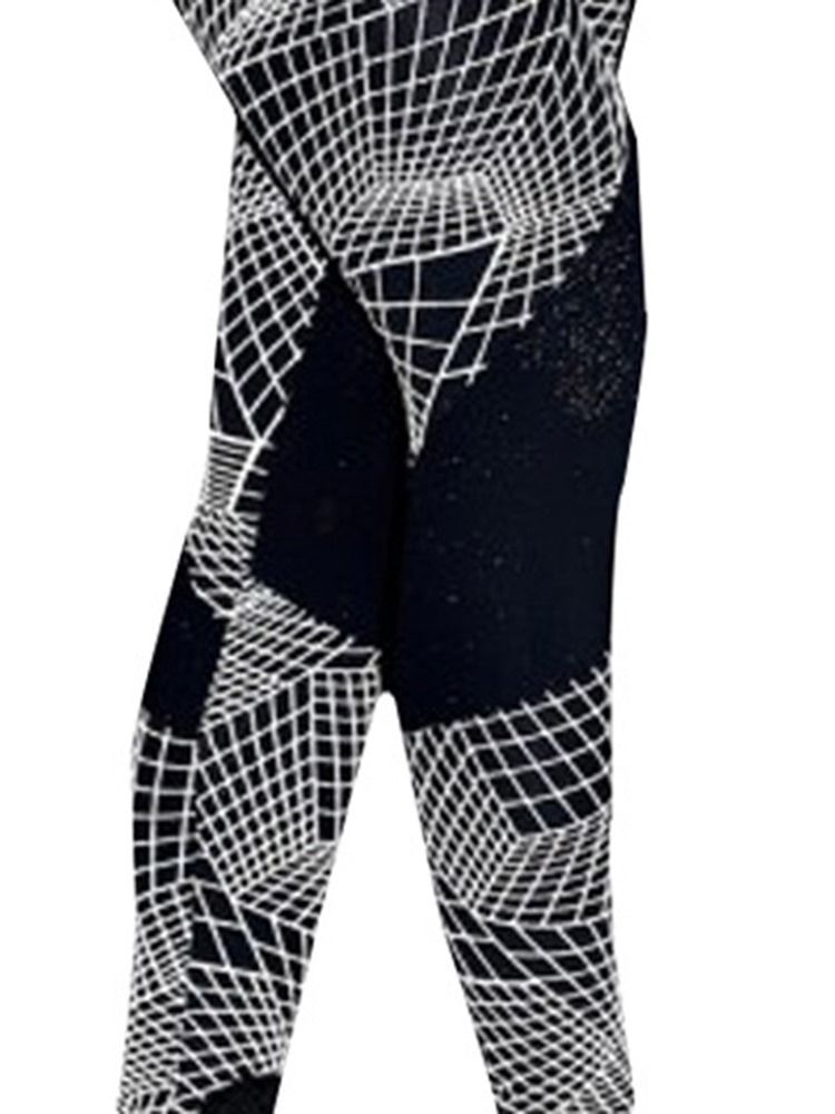 Pustende Geometrisk Push-up-treningsstudio Leggings For Kvinner Yoga-bukser Med Høy Midje Tiktok-leggings For Kvinner