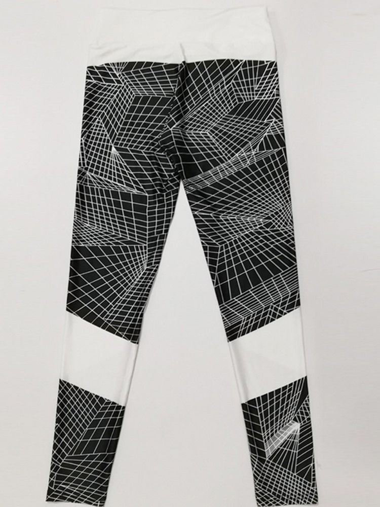 Pustende Geometrisk Push-up-treningsstudio Leggings For Kvinner Yoga-bukser Med Høy Midje Tiktok-leggings For Kvinner