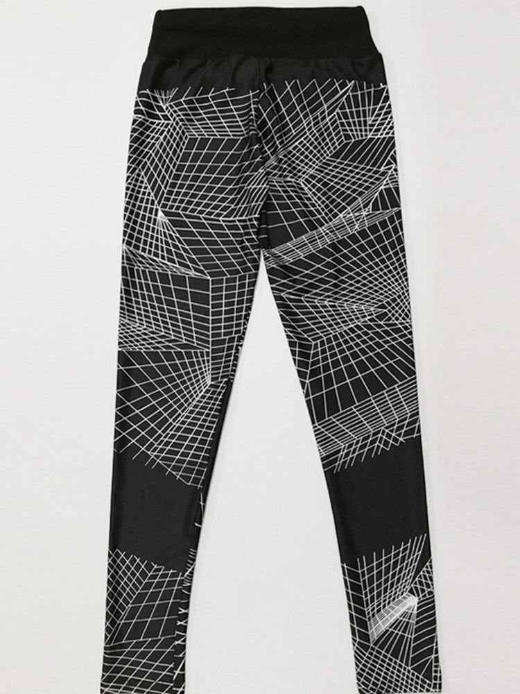 Pustende Geometrisk Push-up-treningsstudio Leggings For Kvinner Yoga-bukser Med Høy Midje Tiktok-leggings For Kvinner