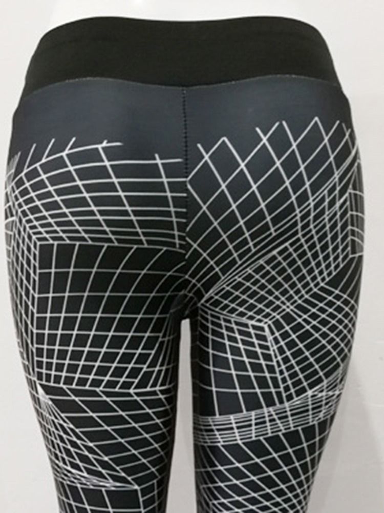 Pustende Geometrisk Push-up-treningsstudio Leggings For Kvinner Yoga-bukser Med Høy Midje Tiktok-leggings For Kvinner