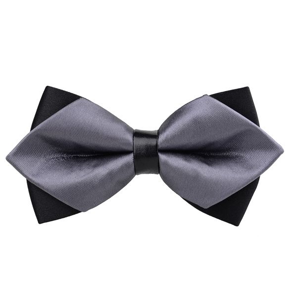 Dobbeltlags Menns Britisk Stil Fasjonabel Bowtie