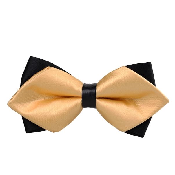 Dobbeltlags Menns Britisk Stil Fasjonabel Bowtie