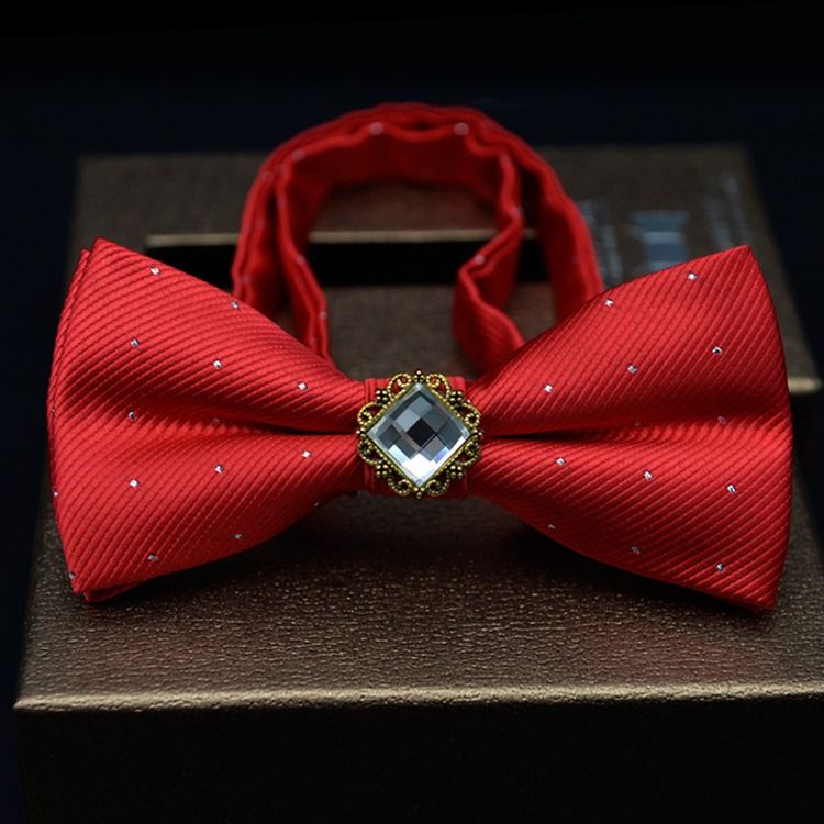 Gems Dots Bow Tie For Menn