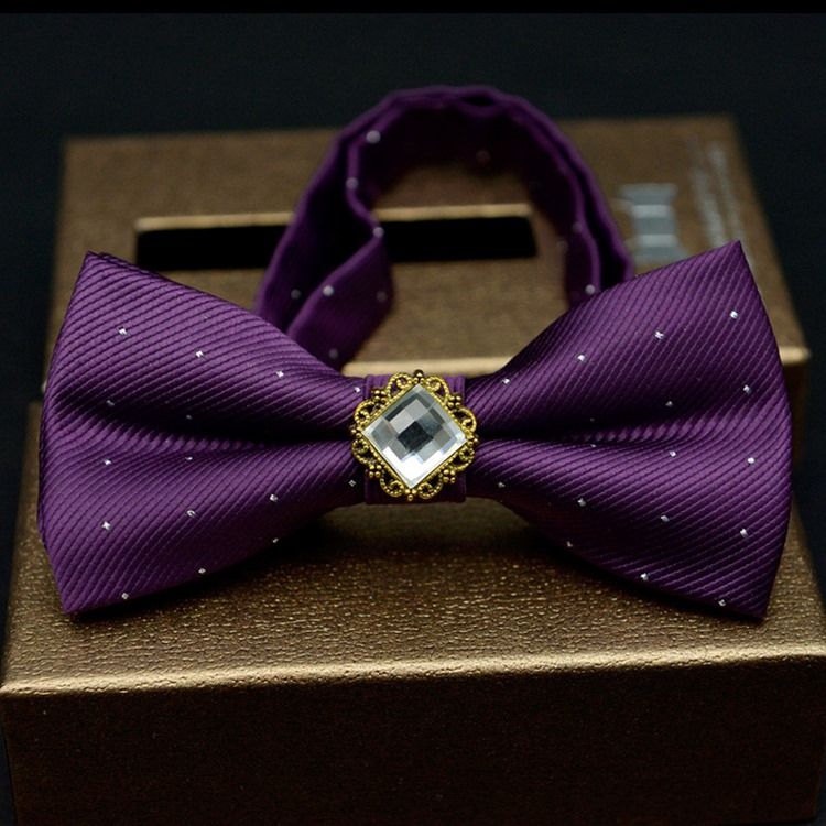 Gems Dots Bow Tie For Menn