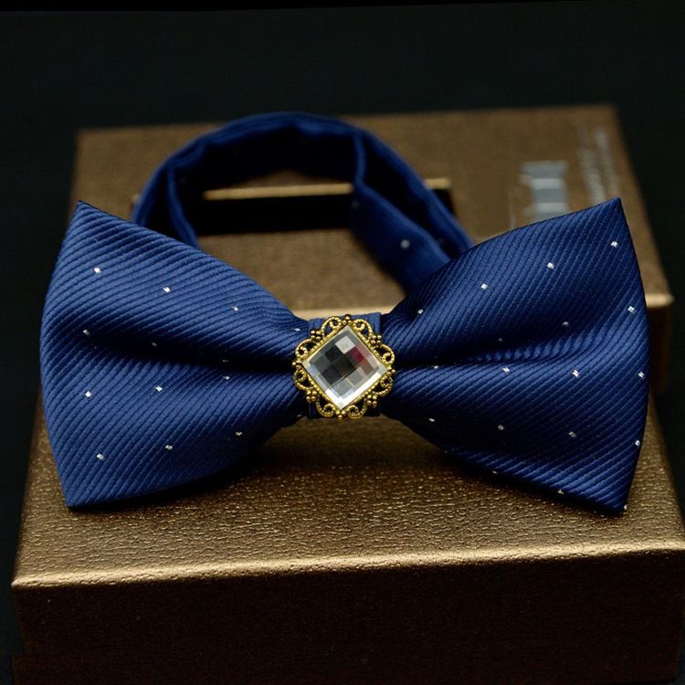 Gems Dots Bow Tie For Menn