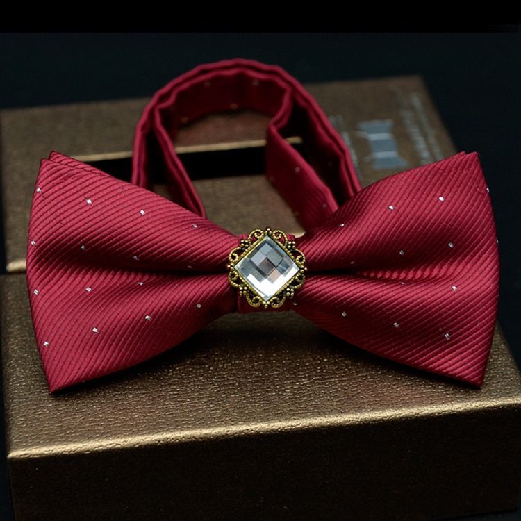 Gems Dots Bow Tie For Menn