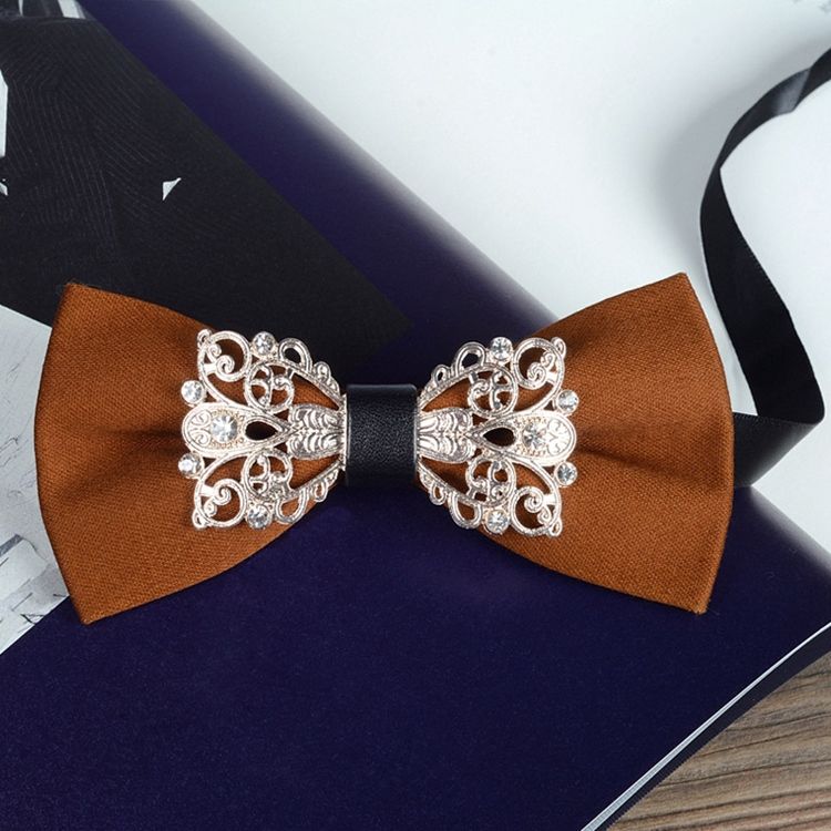 Retro Alloy Wedding Tie For Men