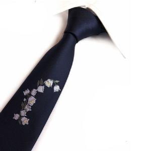 Rose Stitchwork Men Tie