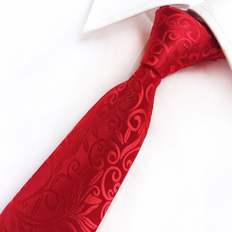 Striated Printing Men Tie