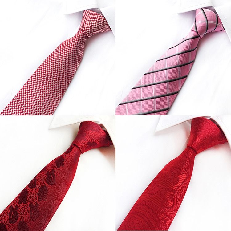 Striated Printing Men Tie