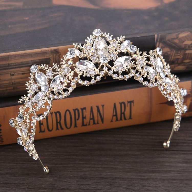 Shinning Baroque Style Brides Hair Accessories For Kvinner