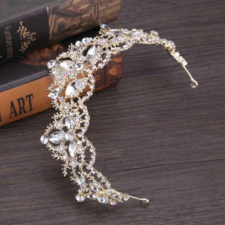 Shinning Baroque Style Brides Hair Accessories For Kvinner