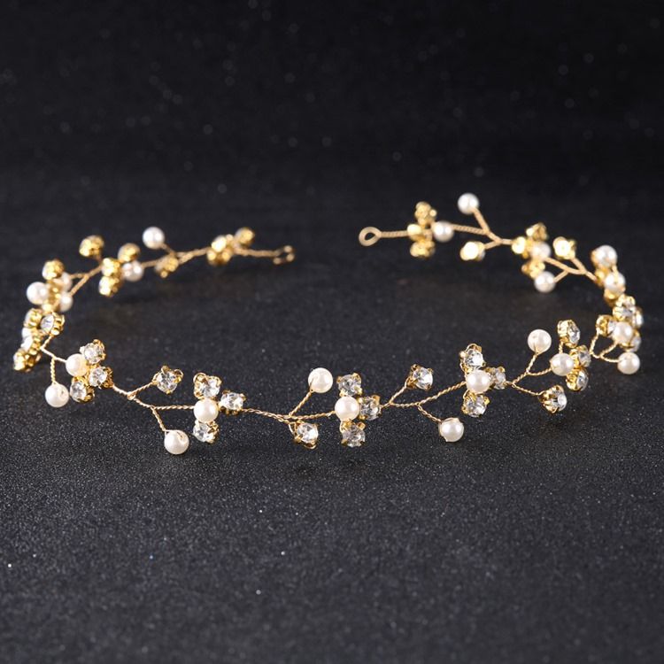 Sparkling Imitation Pearl Rhinestone Dame Hair Accessories