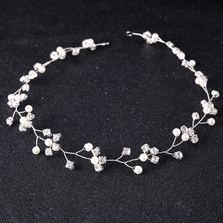 Sparkling Imitation Pearl Rhinestone Dame Hair Accessories