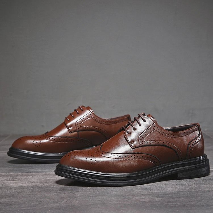 Plain England Low-cut Upper Oxfords Menns Oxfords