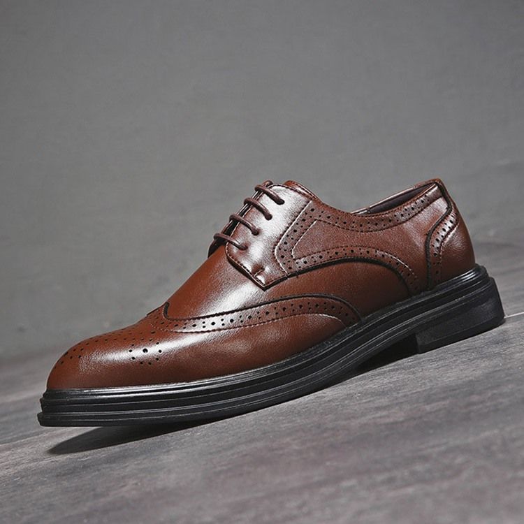 Plain England Low-cut Upper Oxfords Menns Oxfords